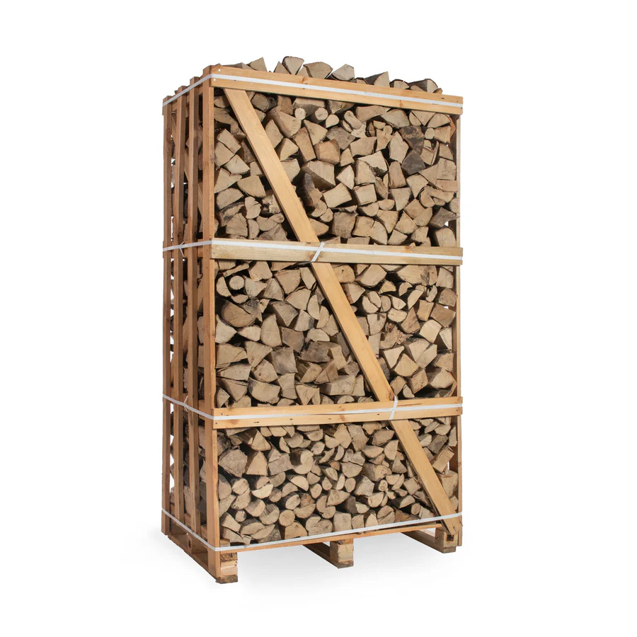 Hele Pallet Beuken haardhout zonder schors 25cm
