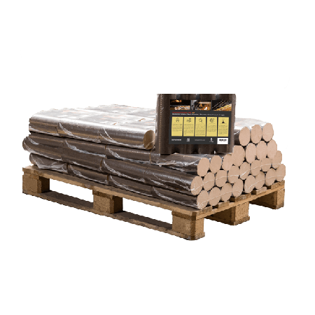 Ronde beuk briketten 15 pakken x 10kg (150kg)